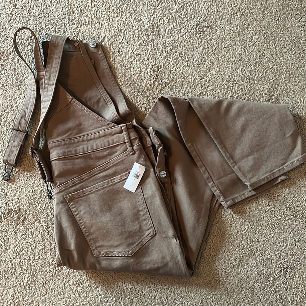 NWT Old Navy dark khaki overall - size 10